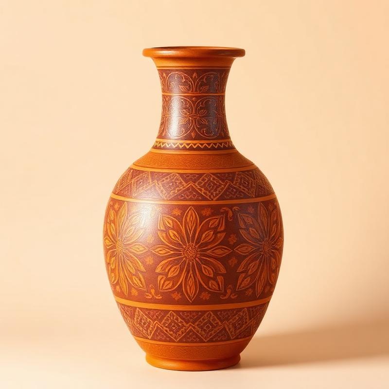Royal Terracotta Vase