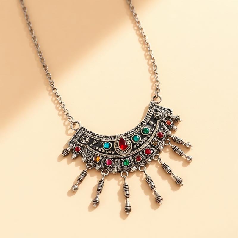 Tribal Silver Necklace